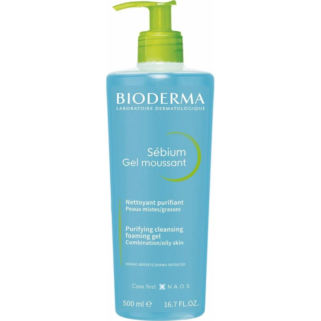 For Bioderma Sebium Makeup Removing Foaming Gel for Oily Skin Cleansing and Removing Makeup Product Code #3401399277092