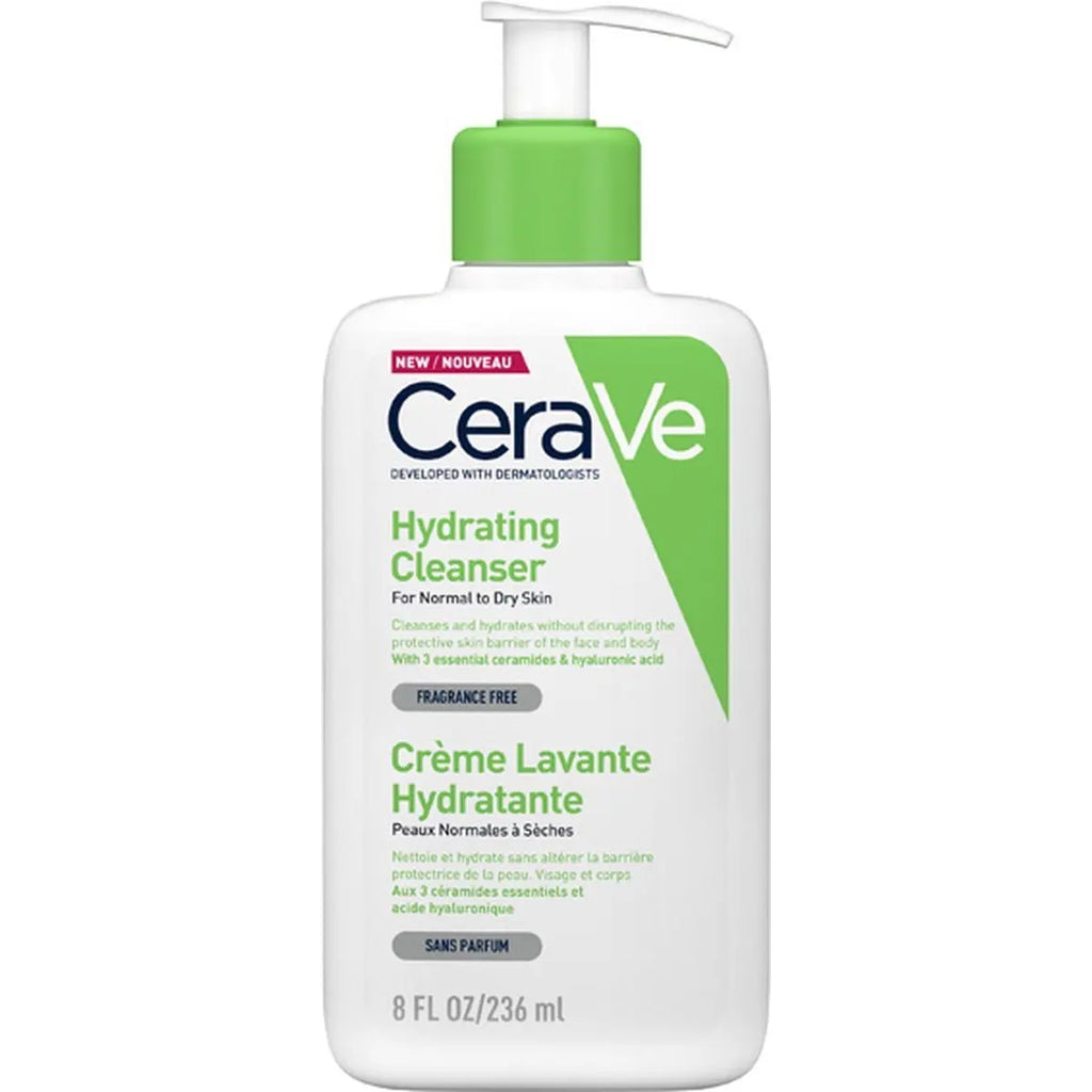 For CeraVe Hydrating Cleanser for Normal to Dry Acne Skin Deep Cleansing Firming Oil and Gel Form Vegan Ingredients OEM Supply