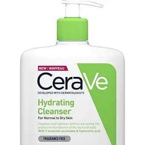 For CeraVe Hydrating Cleanser for Normal to Dry Acne Skin Deep Cleansing Firming Oil and Gel Form Vegan Ingredients OEM Supply