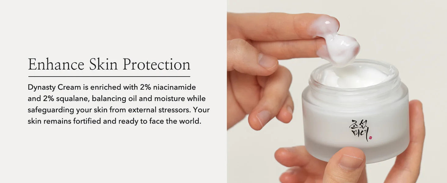 Dynasty Cream Hydrating Face Moisturizer for Dry, Sensitive Skin for Men and Women