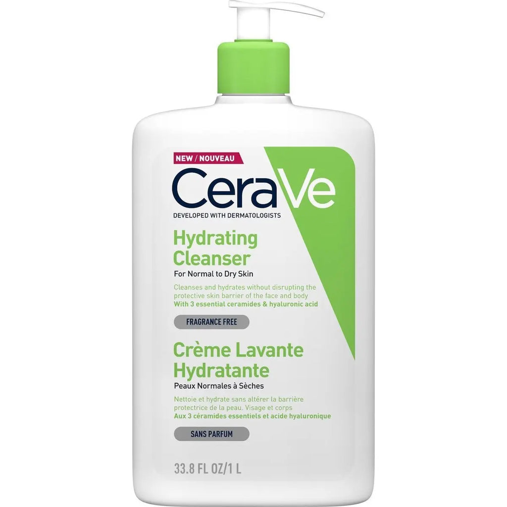 For CeraVe Hydrating Cleanser for Normal to Dry Acne Skin Deep Cleansing Firming Oil and Gel Form Vegan Ingredients OEM Supply