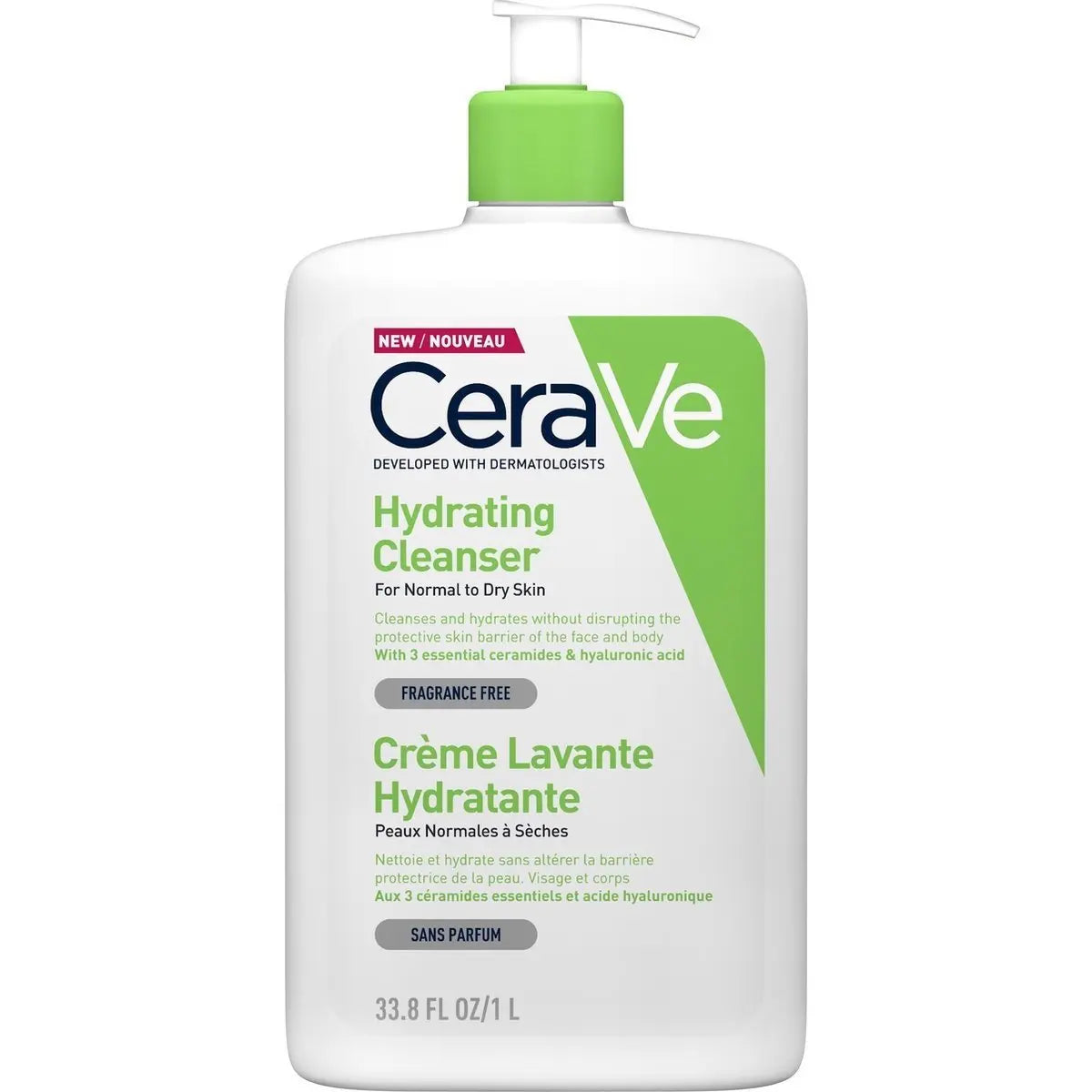 For CeraVe Hydrating Cleanser for Normal to Dry Acne Skin Deep Cleansing Firming Oil and Gel Form Vegan Ingredients OEM Supply