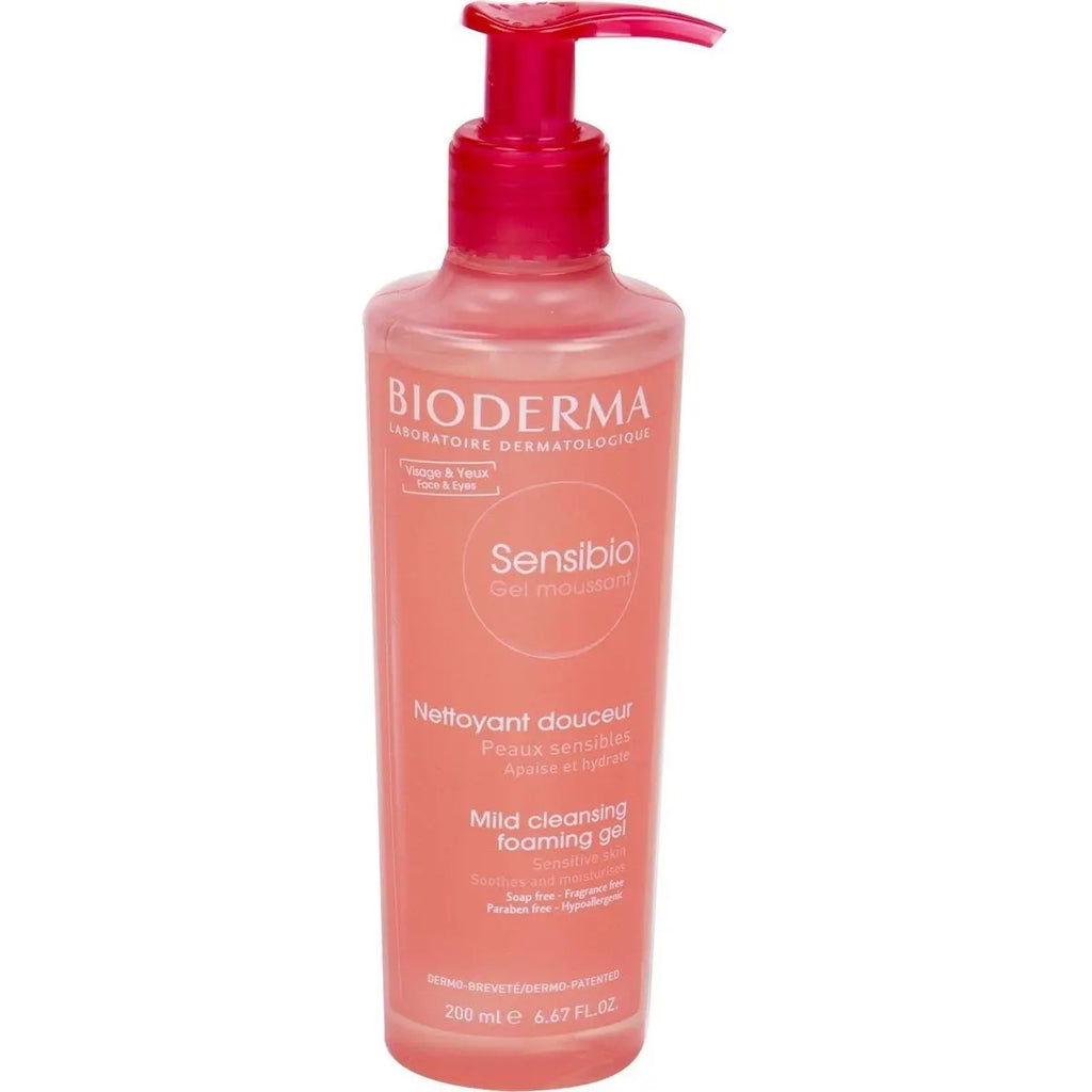 For Bioderma Sensibio Micellar Cleansing Makeup Removing Foaming Gel Vegan Facial Cleanser for Sensitive Skin Purifying