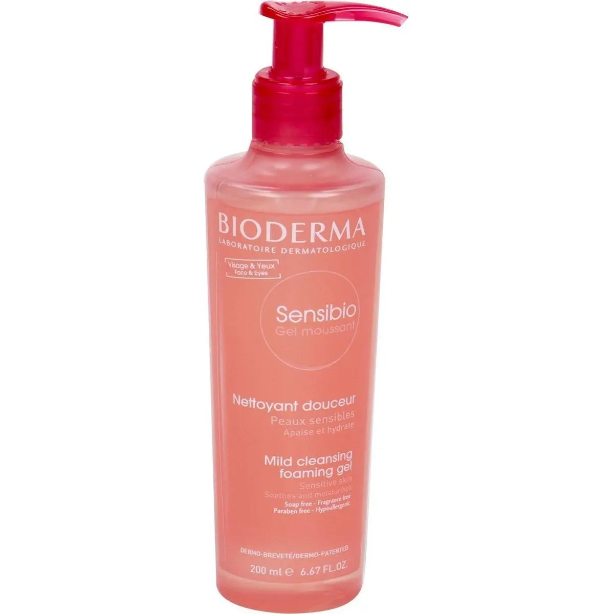 For Bioderma Sensibio Micellar Cleansing Makeup Removing Foaming Gel Vegan Facial Cleanser for Sensitive Skin Purifying
