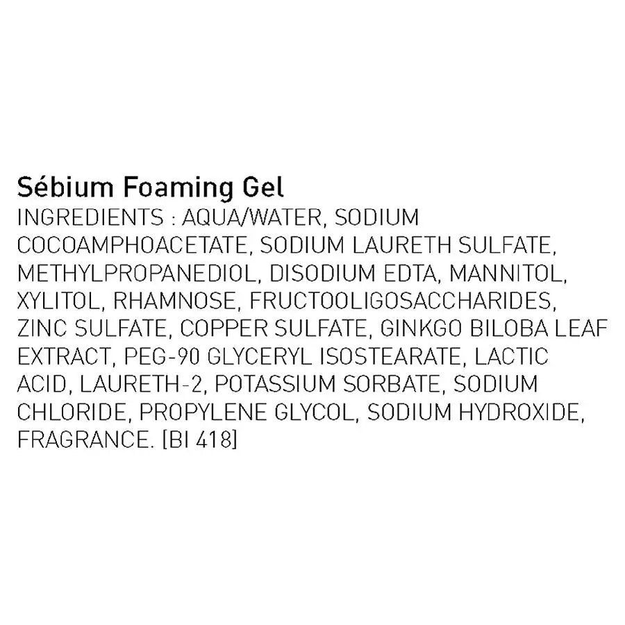 For Bioderma Sebium Makeup Removing Foaming Gel for Oily Skin Cleansing and Removing Makeup Product Code #3401399277092