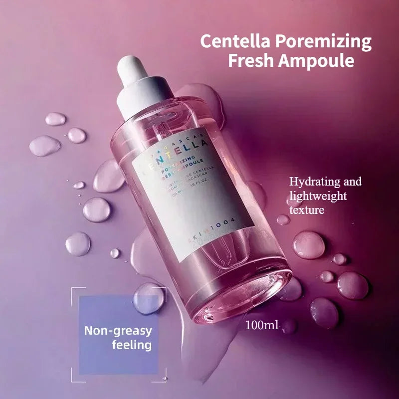Centella Ampoule Essence Brightening Calming and Repairing Pores Smoothing Facial Moisturize Serum Daily Skin Care Products