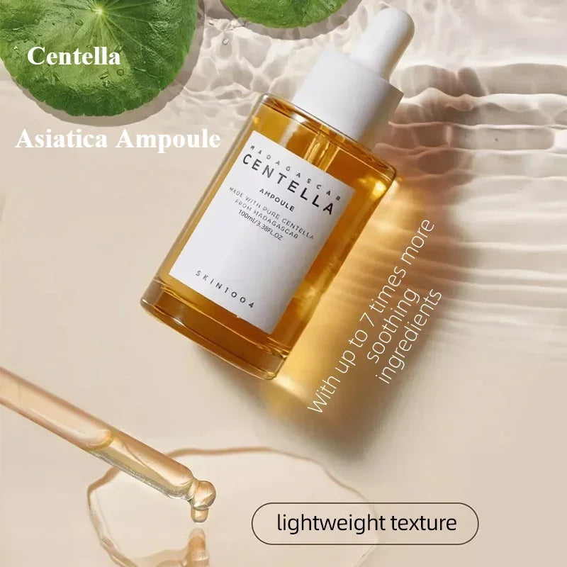 Centella Ampoule Essence Brightening Calming and Repairing Pores Smoothing Facial Moisturize Serum Daily Skin Care Products